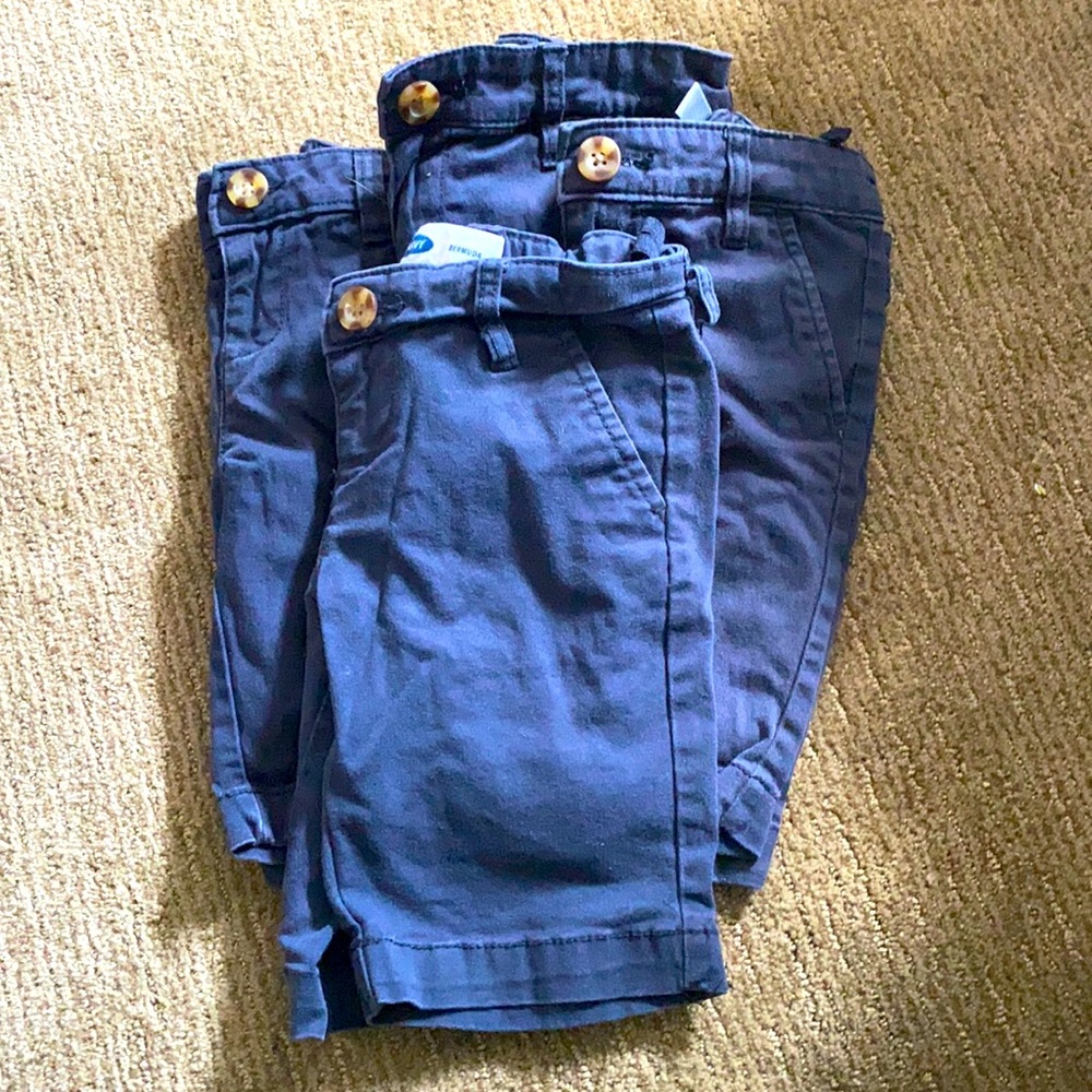 Four Pairs Old Navy Uniform Shorts
